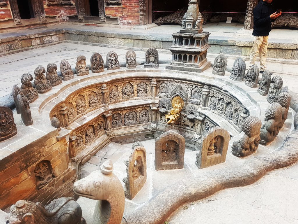 Curte interioară, Durbar Square, Patan 