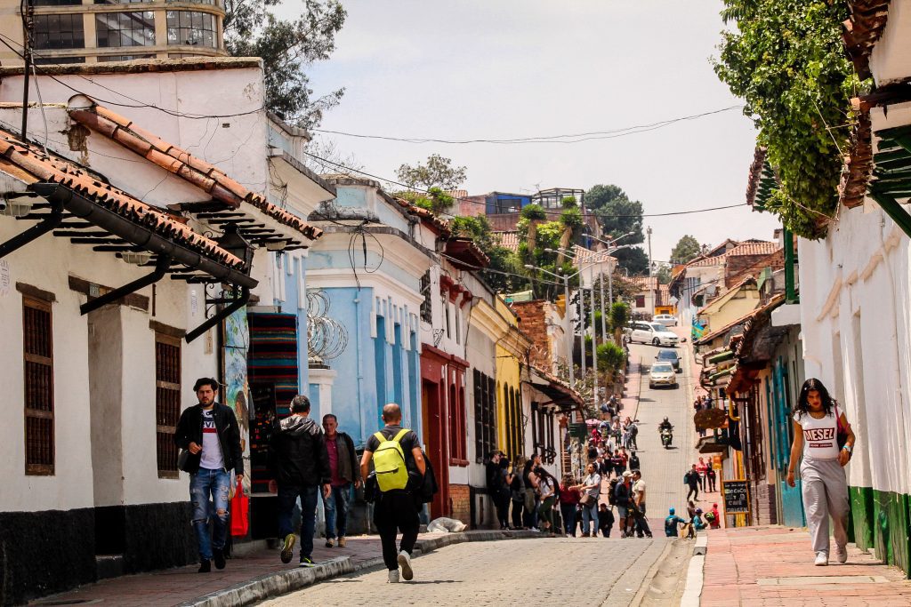 Străduțe din Bogota