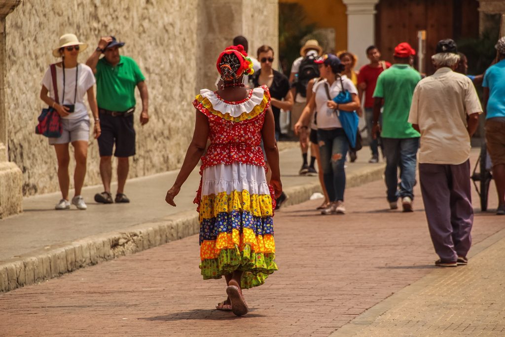 Doamne colorate în Cartagena