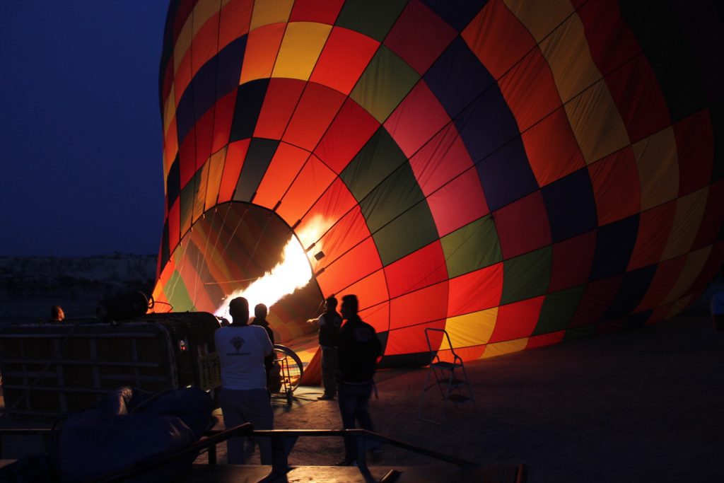 Balon cu aer cald în Cappadocia