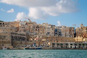 Valletta văzută din Vittoriosa, Malta