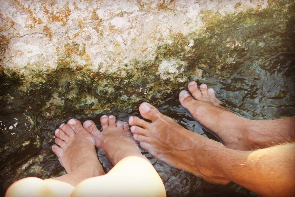 Fară papuci la Pamukkale