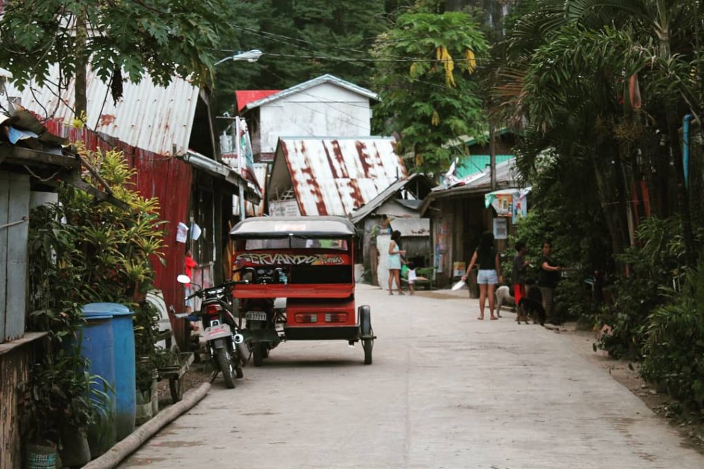 Tricicletă în El Nido