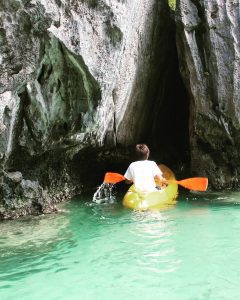 Cu kayakul prin Laguna Mică