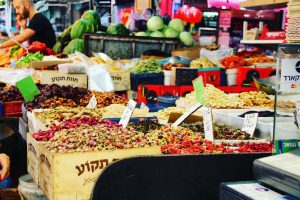 Ceaiuri și mirodenii la piața Carmel, Tel Aviv