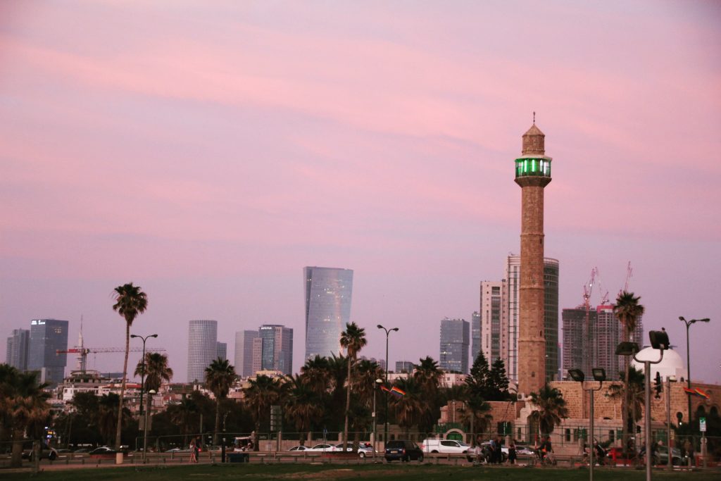 Tel Aviv la apus