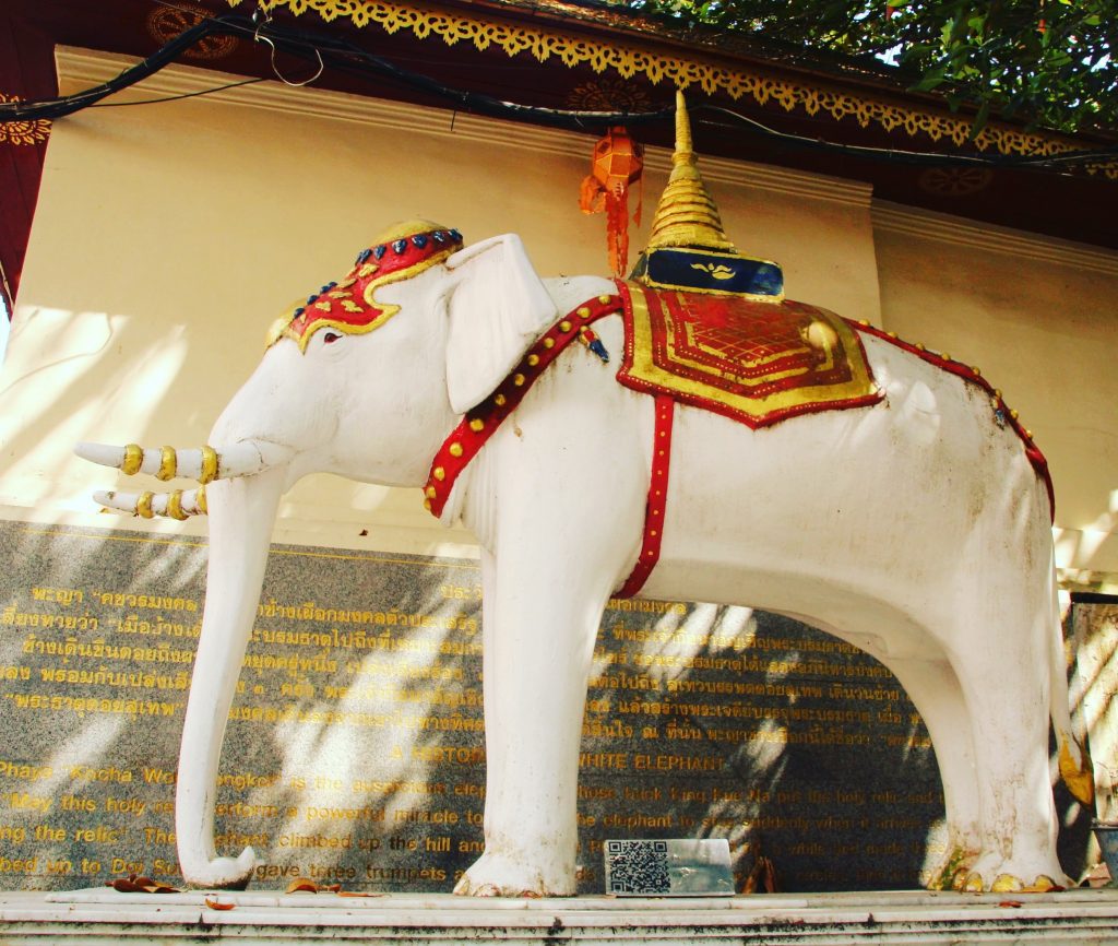 Statuia elefănțelului sacru