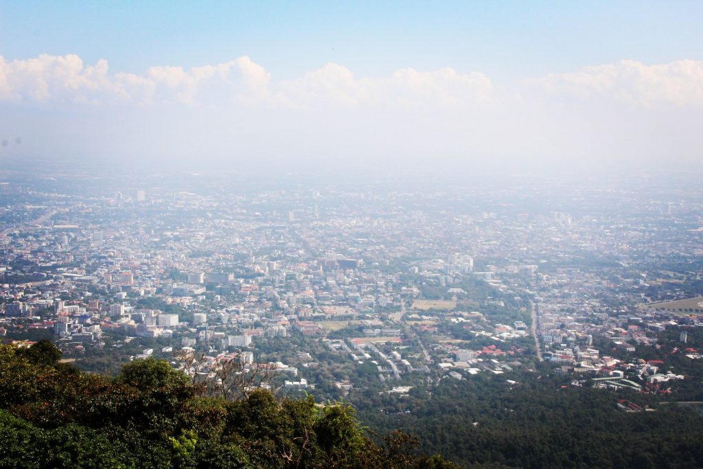 Chiand Mai, văzut de sus