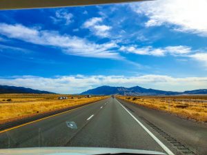 On a long and lonesome highway...