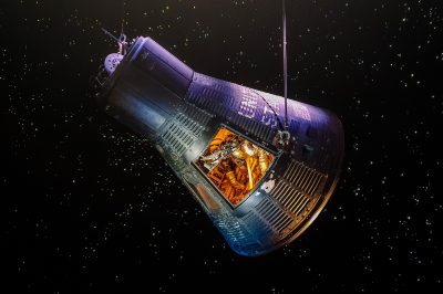 Faith 7 – capsula din ultimul zbor în spațiu din Proiectul Mercury. Au urmat Gemini și Apollo.