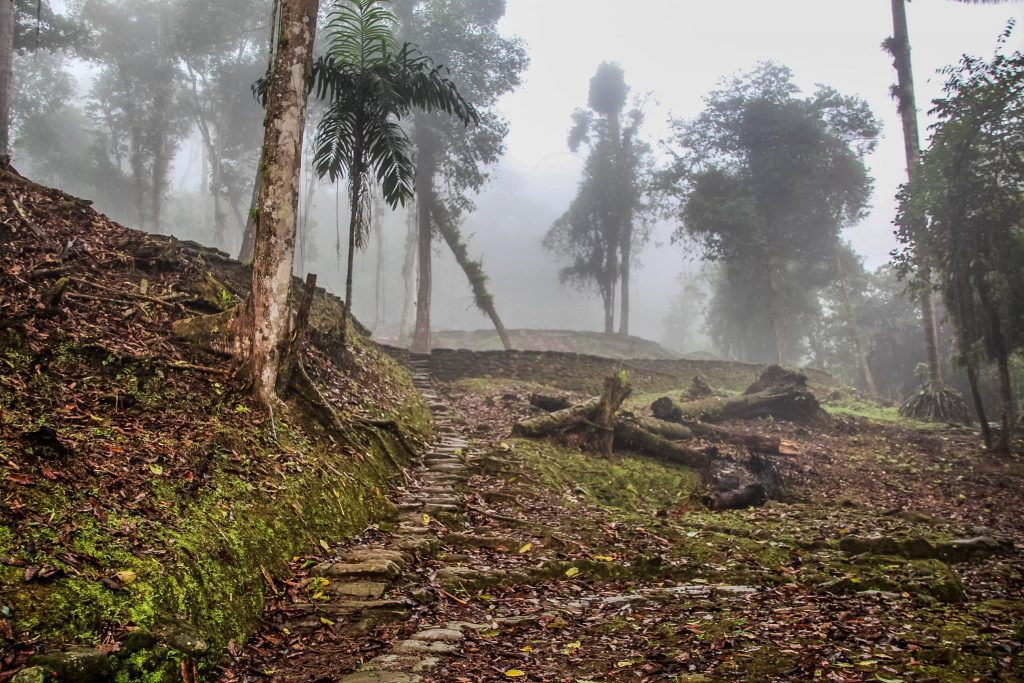 Ciudad Perdida, în ceață și pe ploaie