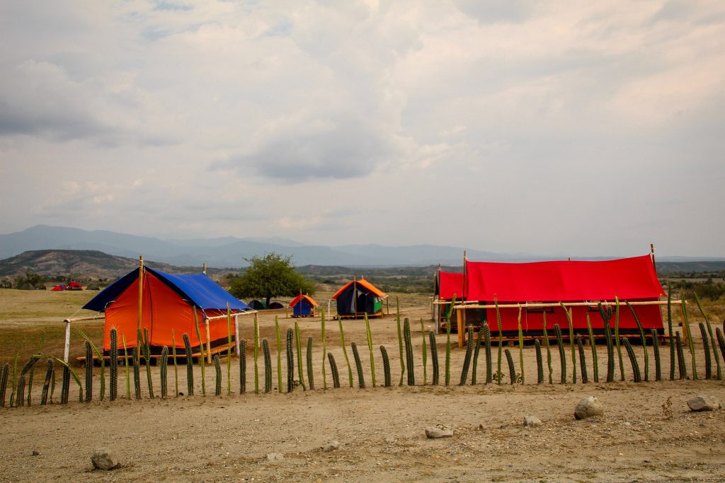 Glamping în Tatacoa. Nu aici am stat, am fi vrut noi.