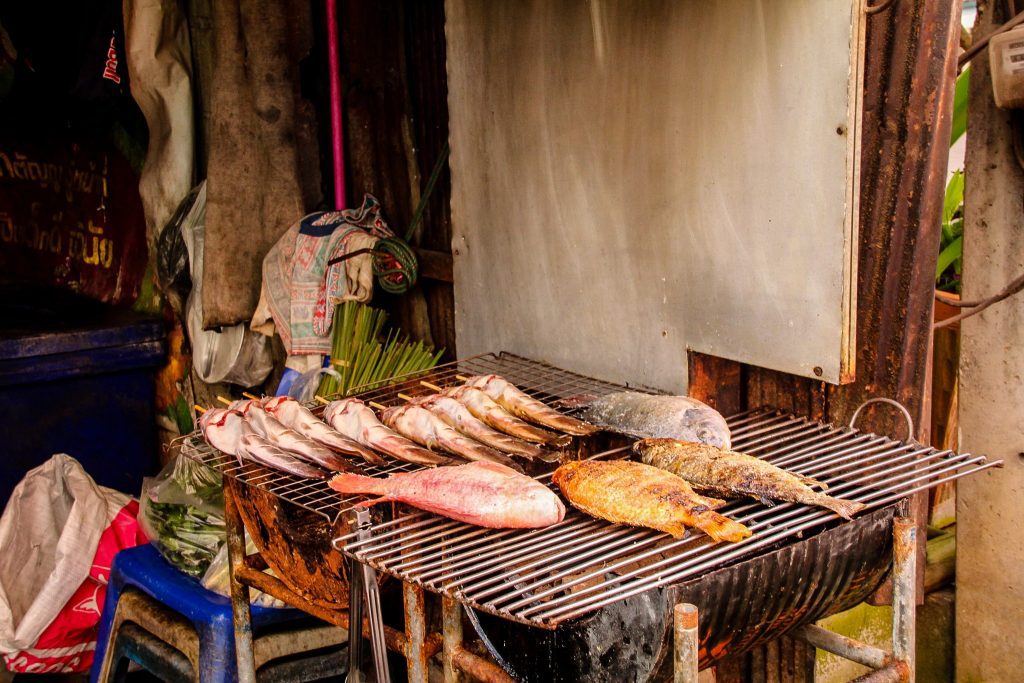 La piață, în Chiang Mai