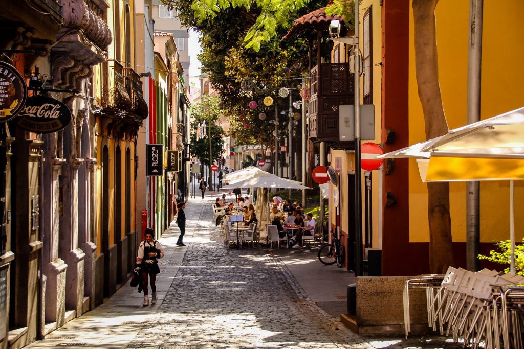 Străzi frumoase din Santa Cruz de Tenerife