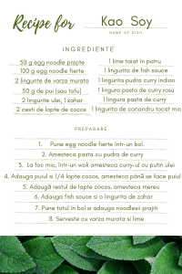Rețetă Kao Soy