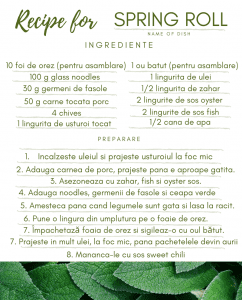 Rețetă pachețele de primăvară