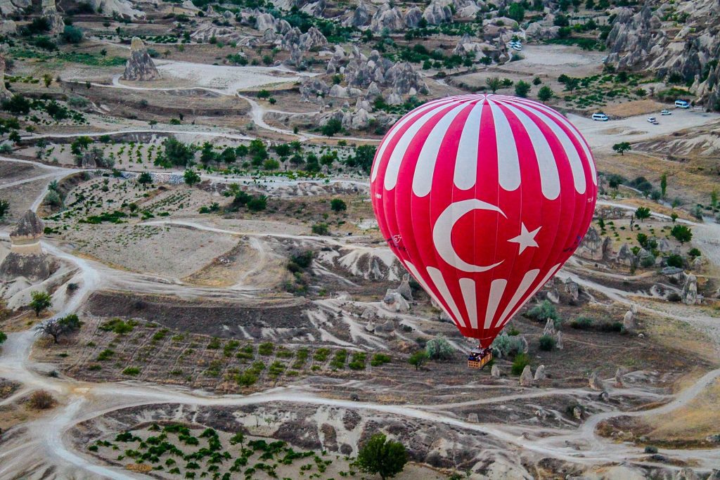 Cappadocia din balon