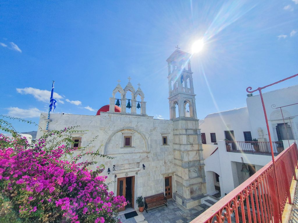 Panagia Tourliani, Ano Mera