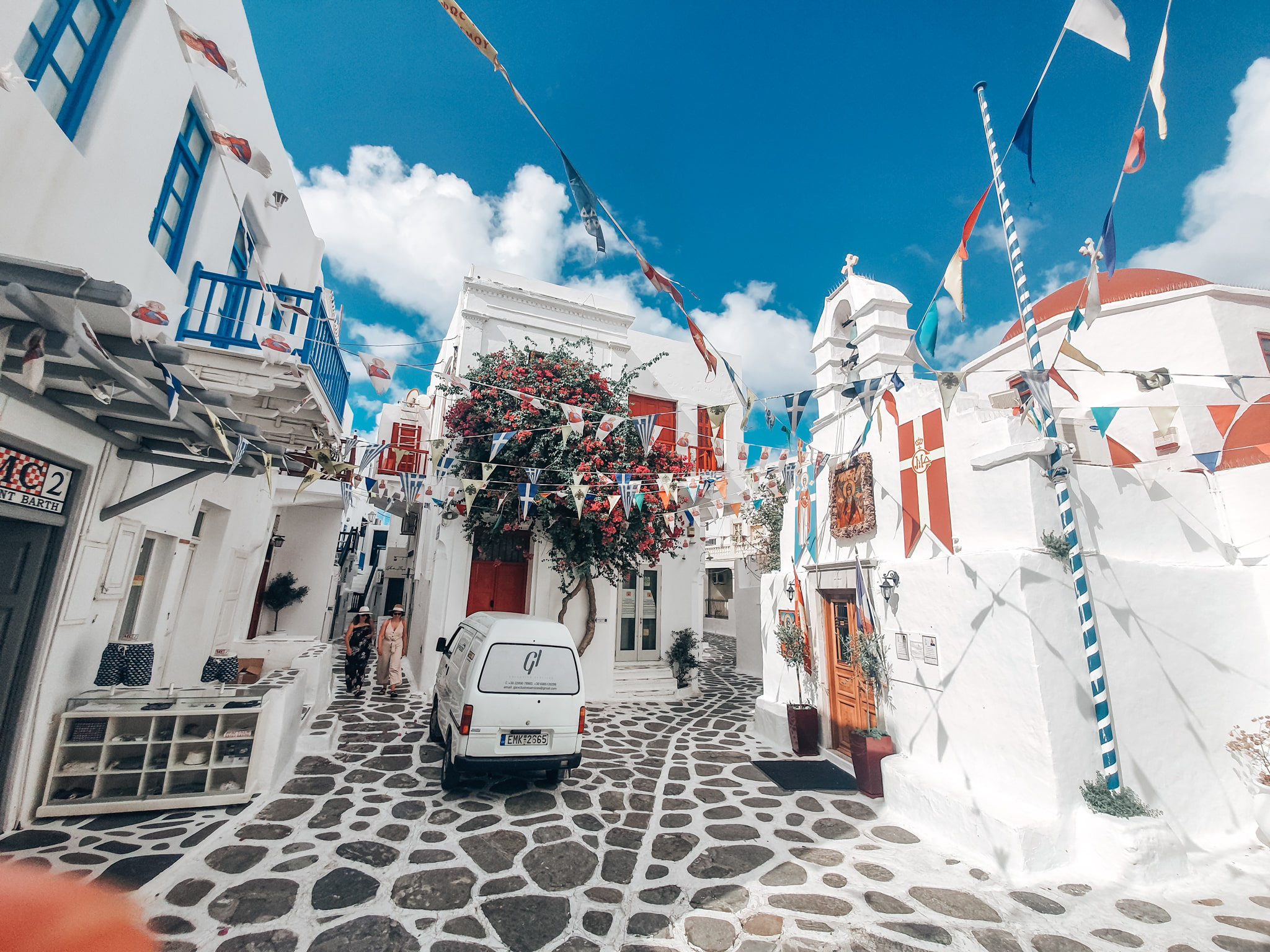 Superbele străduțe din Chora, Mykonos
