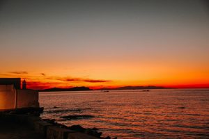 Apusurile în Mykonos