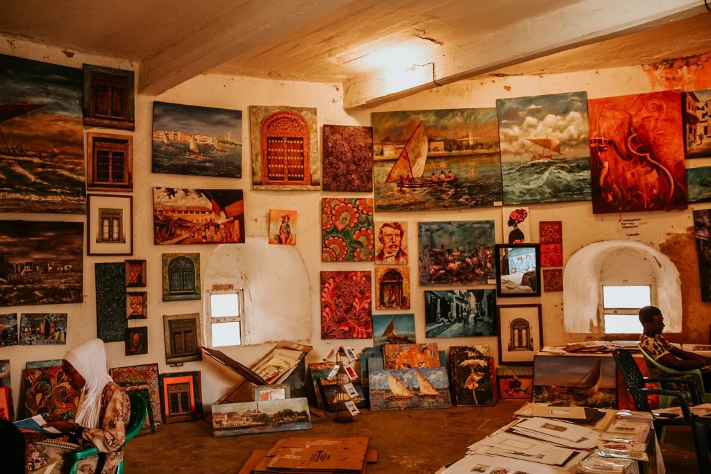 Atelier de pictură într-unul din turnurile Old Fort