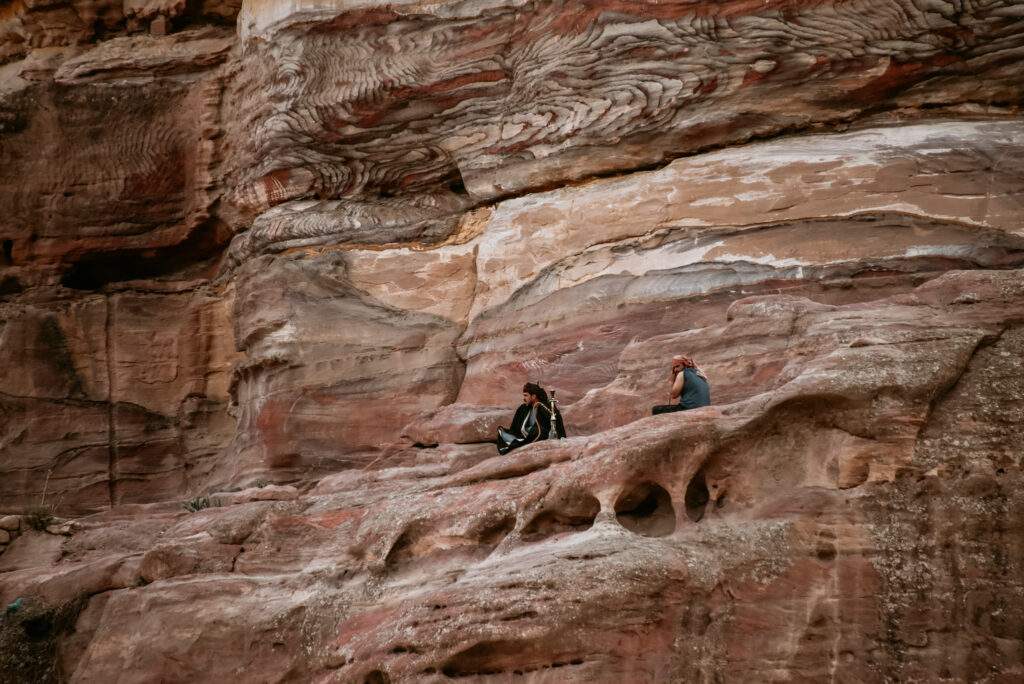 Petra, beduini la narghilea