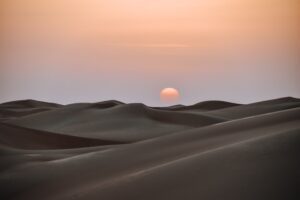 Răsăritul la Azouega, Mauritania