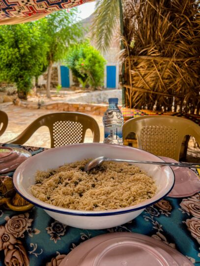 Am mâncat mult orez în Mauritania