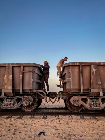 Trenul cu minereu de fier din Mauritania