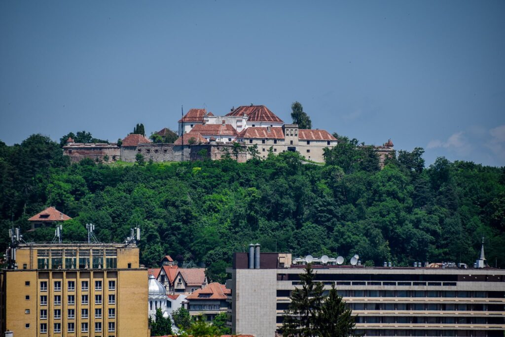 Poză făcută din camera de la Aro Hotel Palace