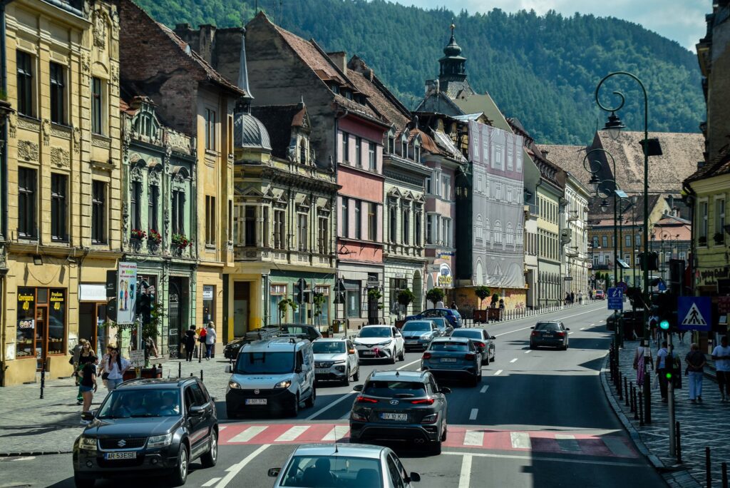 Foarte frumoase clădirile în Brașov