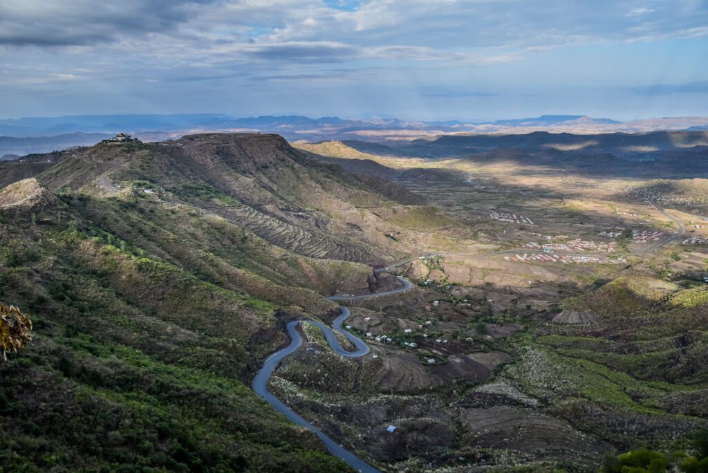 În drum spre Lalibela, Etiopia