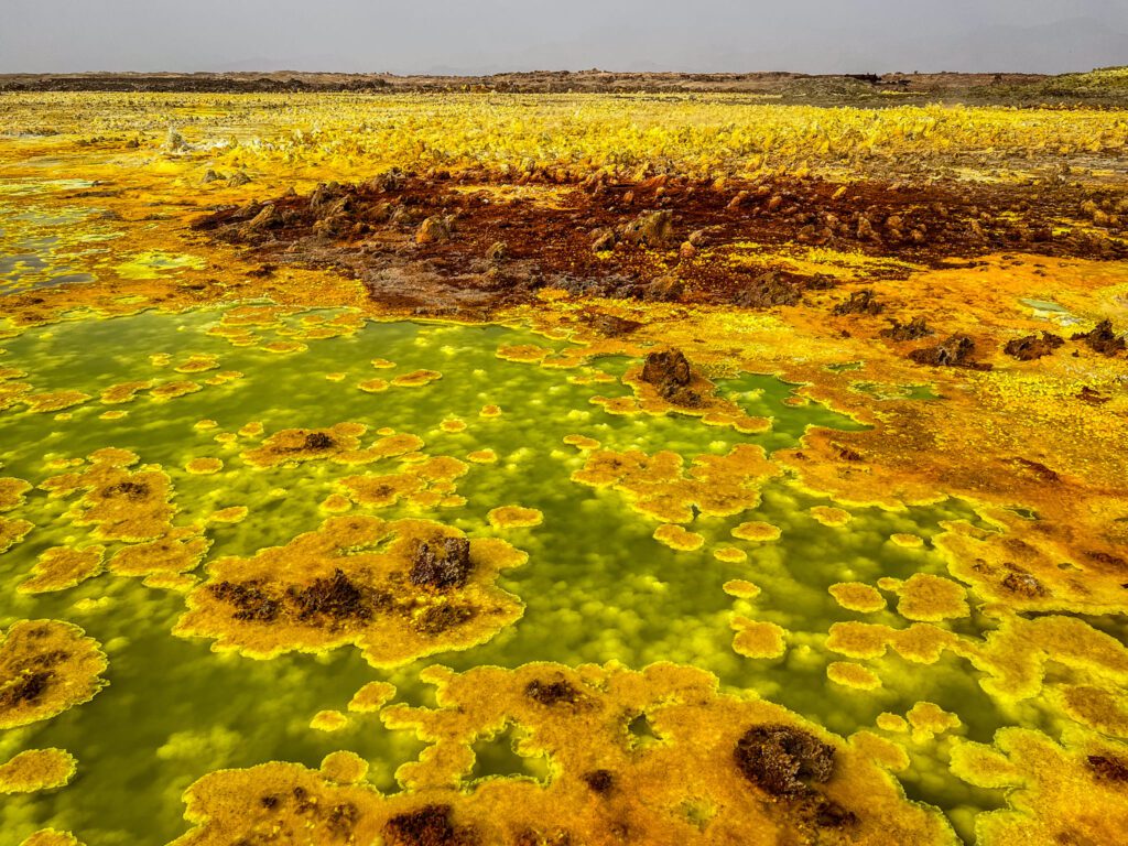 Irealul peisaj de la Dallol