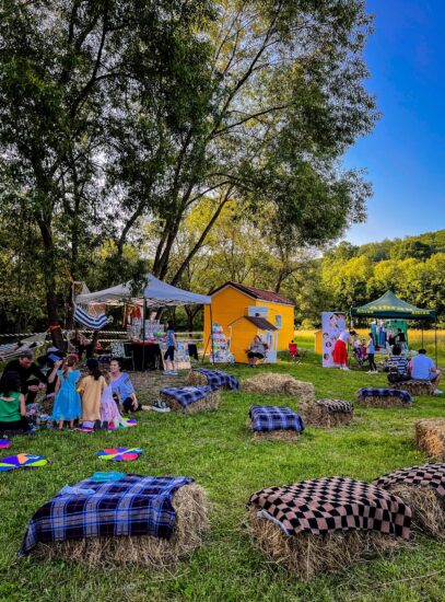 Zonă de lenevit la Tiny House Festival