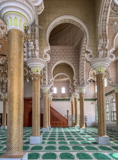 Interior de moschee