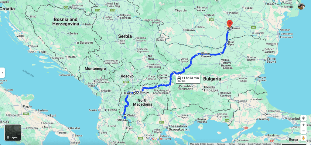 Traseu cu autorulota prin Balcani, partea III Traseu cu autorulota prin Balcani, partea III