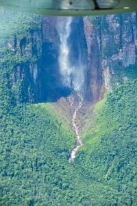 Salto Angel, din avion