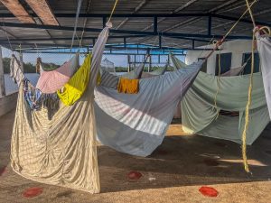 Hamacele în care am dormit pe Maracaibo