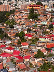 Favele clorate în Caracas