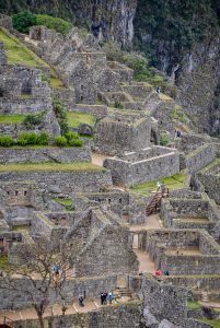 Străduțe de tip labirint la Machu Picchu