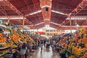 O piață în Arequipa